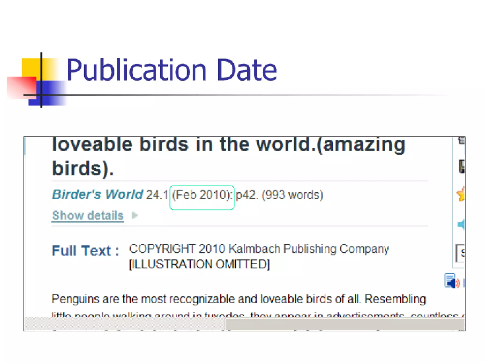 How to read a citation