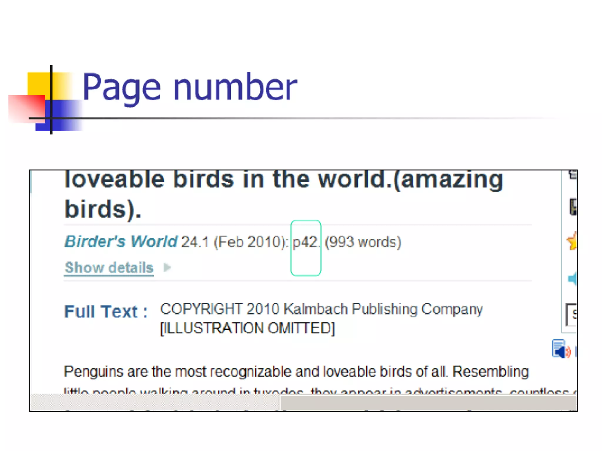 How to read a citation
