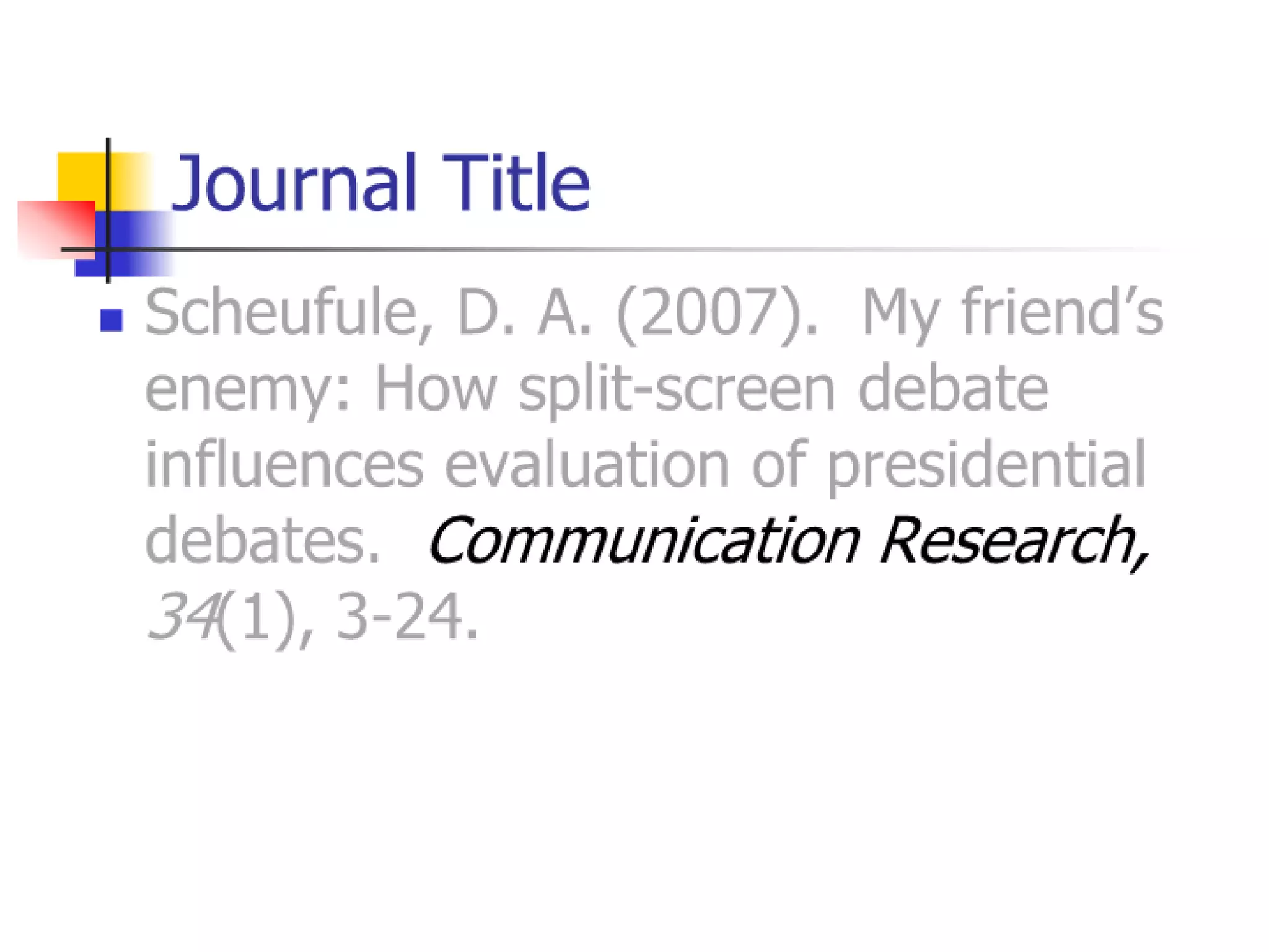 How to read a citation