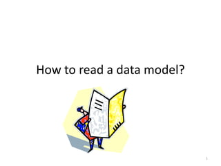 How to read a data model?




                            1
 