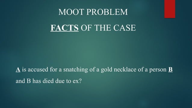 Session 2 How To Read A Moot Problem And Start Preliminary Research Ppt