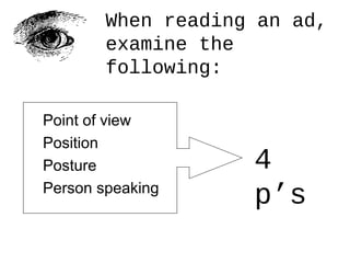 How to Read an Advertisement | PPT