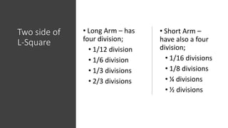 How to read an L- square | PPTX
