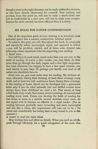 How to read better and faster norman lewis | PDF