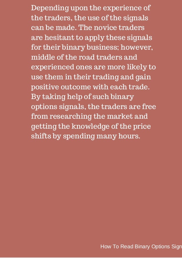 How to read binary options chart
