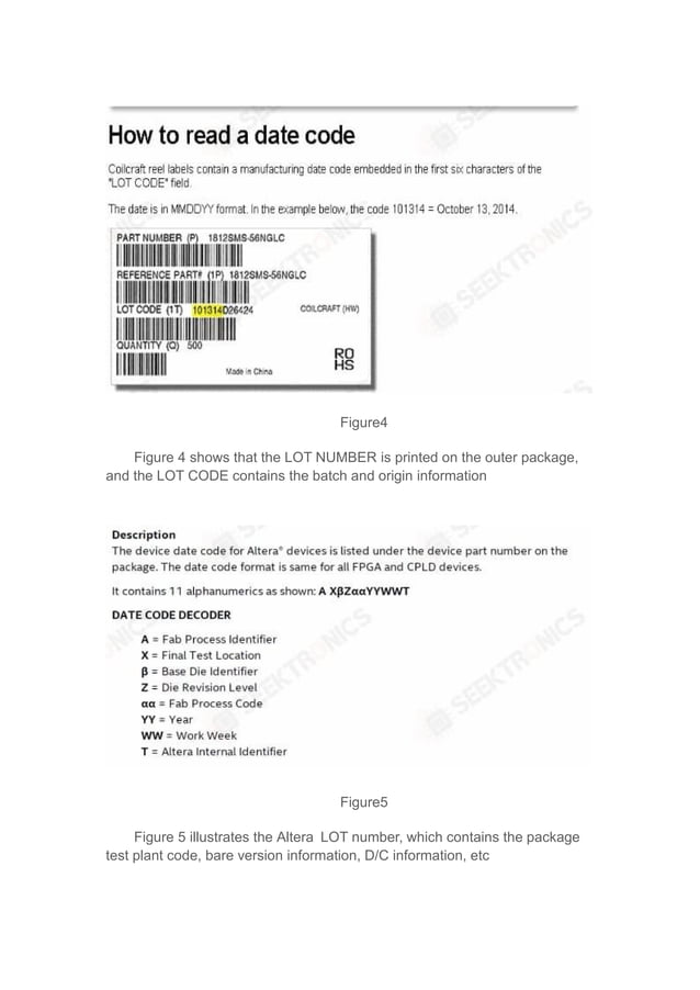 How To Read Date Code On Electronic Components pdf Manufacturing 