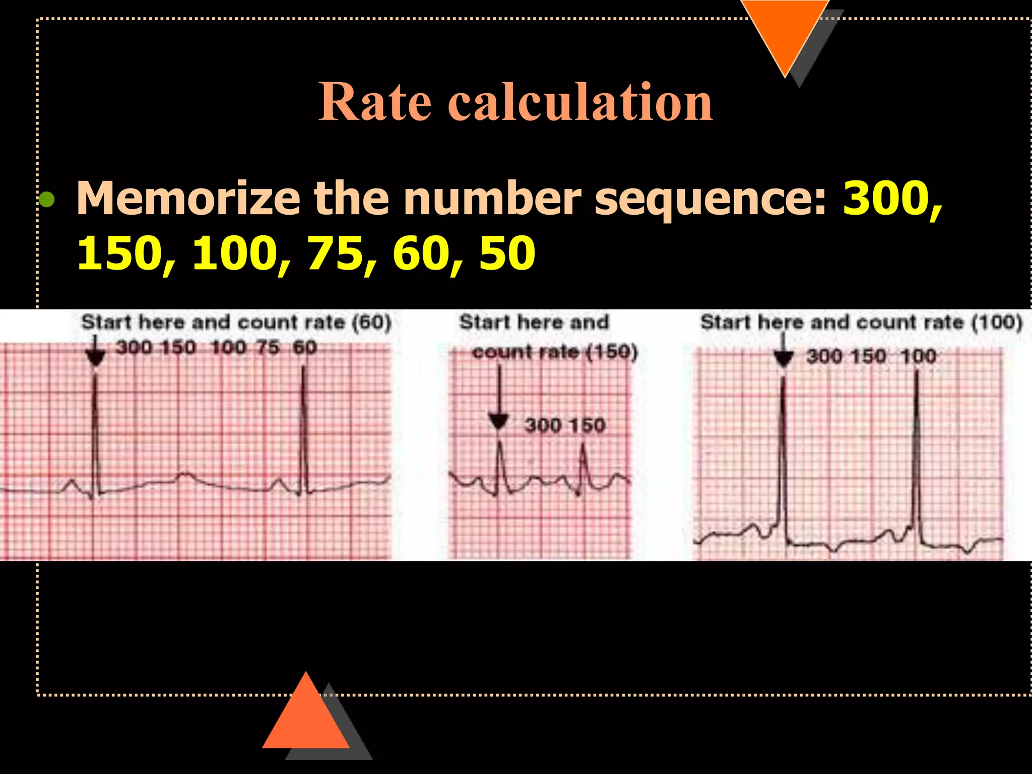 Rate calculation
• Memorize the number sequence: 300,
150, 100, 75, 60, 50
 
