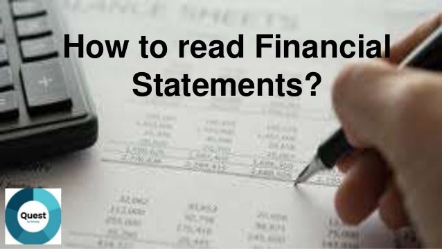 How to read Financial Statements? | PPT
