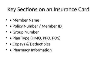 Insurance Members how_to_read_insurance_card_presentation.pptx