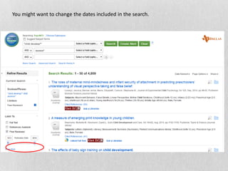 You might want to change the dates included in the search.
 