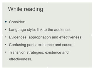 Read Like Example How to read like a writer | PPT