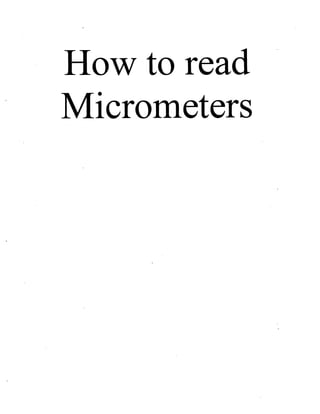How to read Micrometers