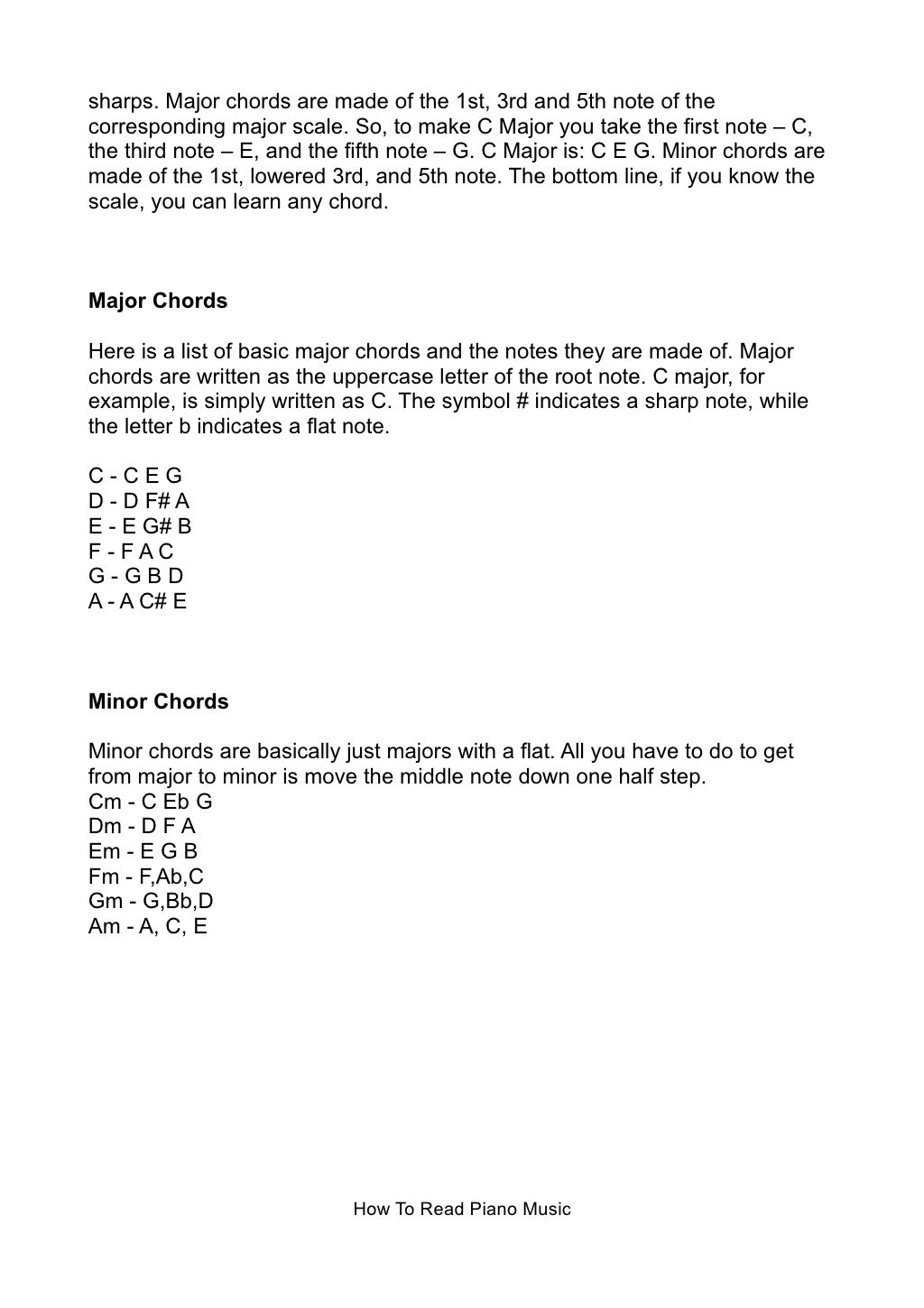 Learn How To Read Music For Piano