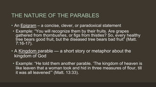 Short Parables Examples How+to+Read+the+Parables+(PPT).pptx