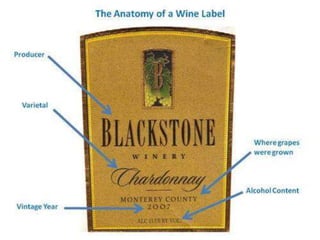 How to read wine label