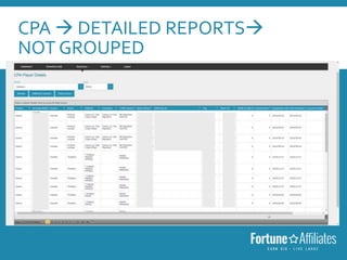 CPA  DETAILED REPORTS
NOT GROUPED
 