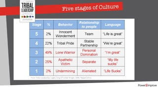 Five stages of Culture
 