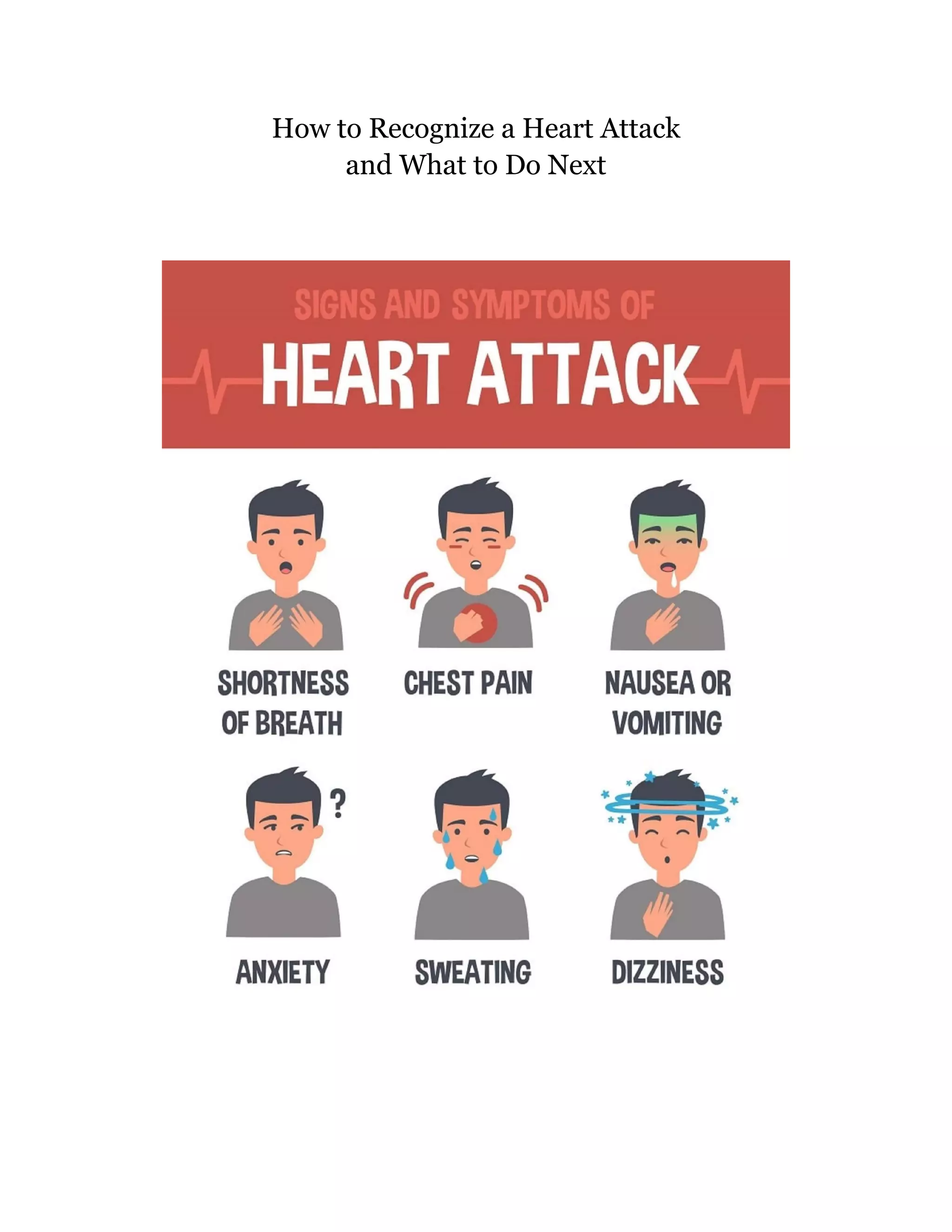 How to recognize a heart attack yes here the spell link to the