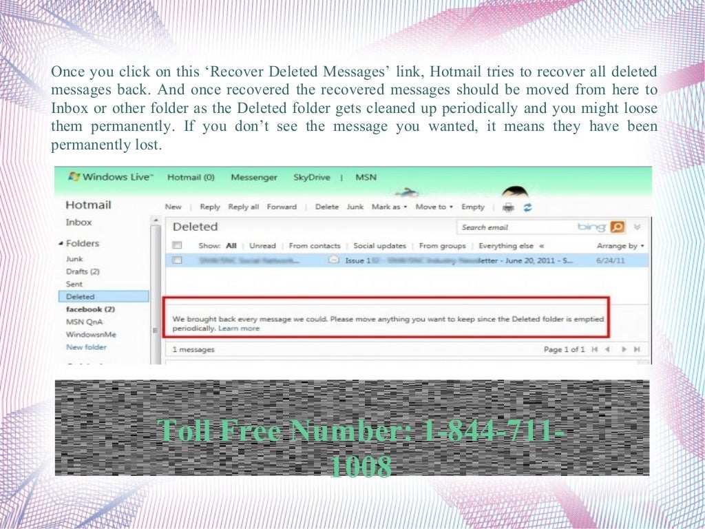 How To Recover Junk Mail From Hotmail How To Recover