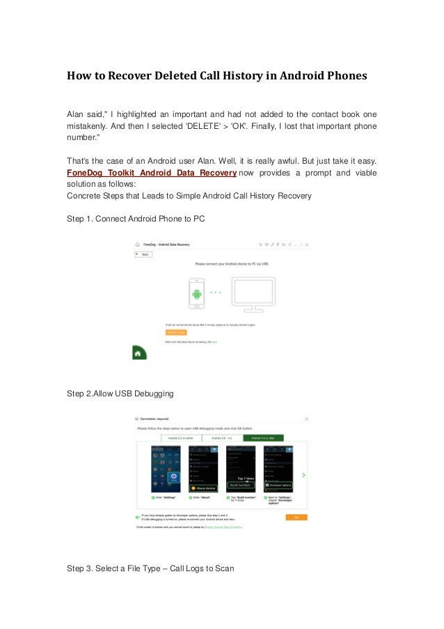 recover deleted call history recover deleted call history