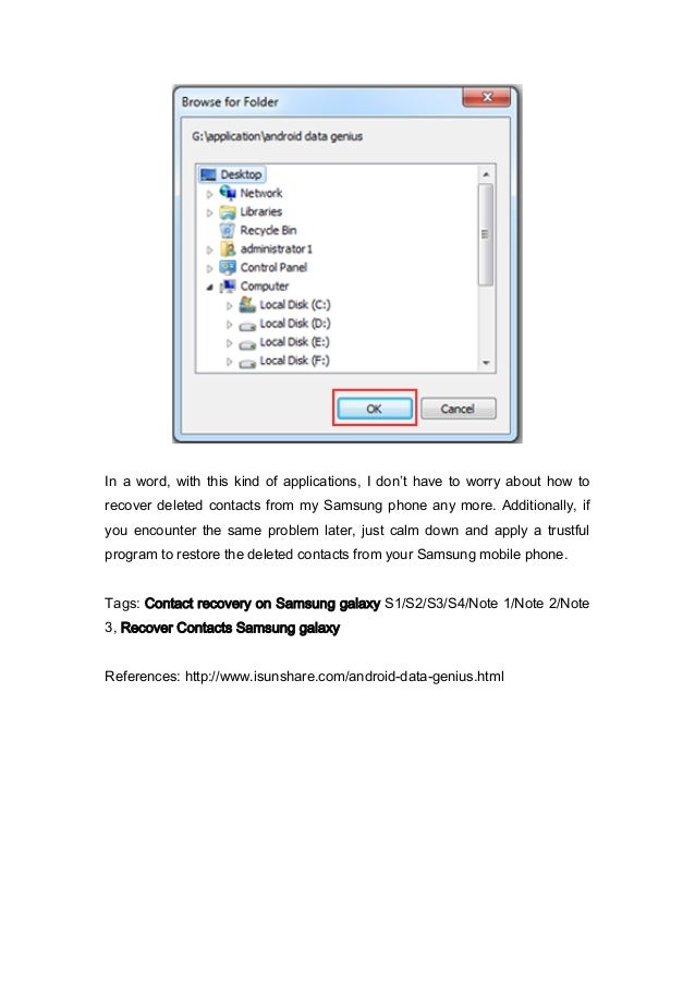How to recover deleted contacts on samsung phone