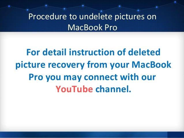can you recover deleted photos on macbook can you recover deleted photos on macbook