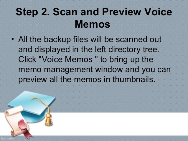 How to recover i phoen voice memos from itunes