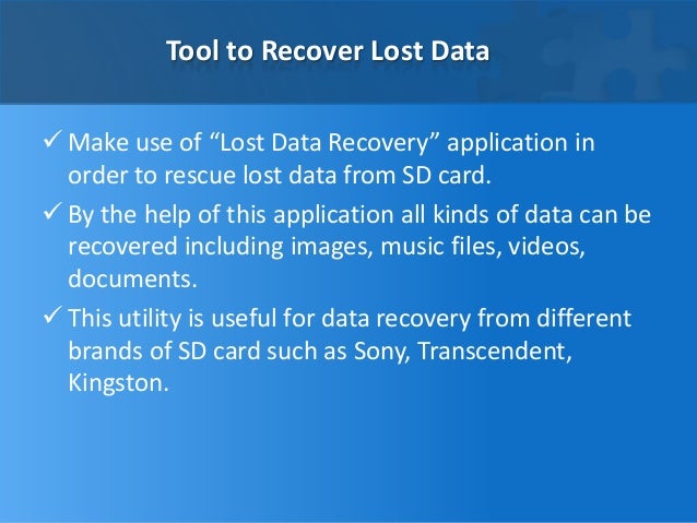 Recover Data From Memory Card Free