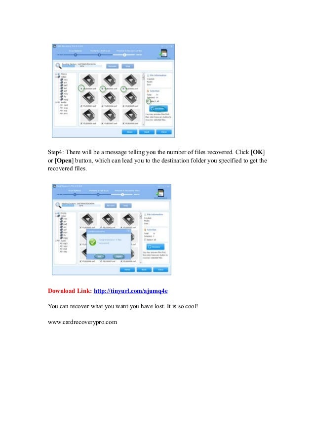 How to recover pictures of xd picture card