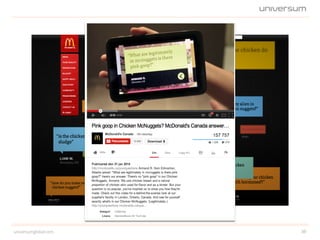 TRUTH &
TRANSPERANCY
38universumglobal.com
 