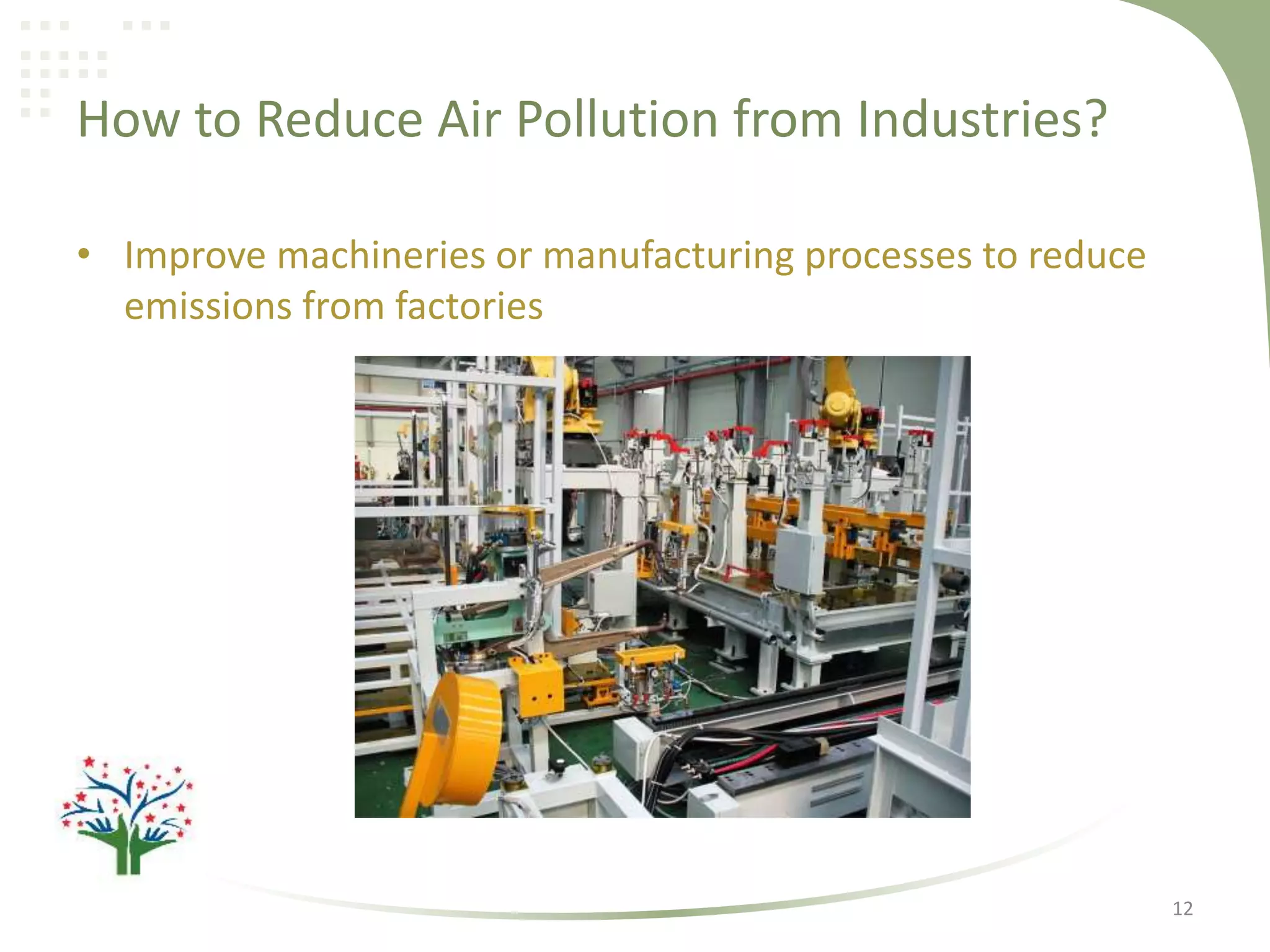 How To Reduce Air Pollution From Industries