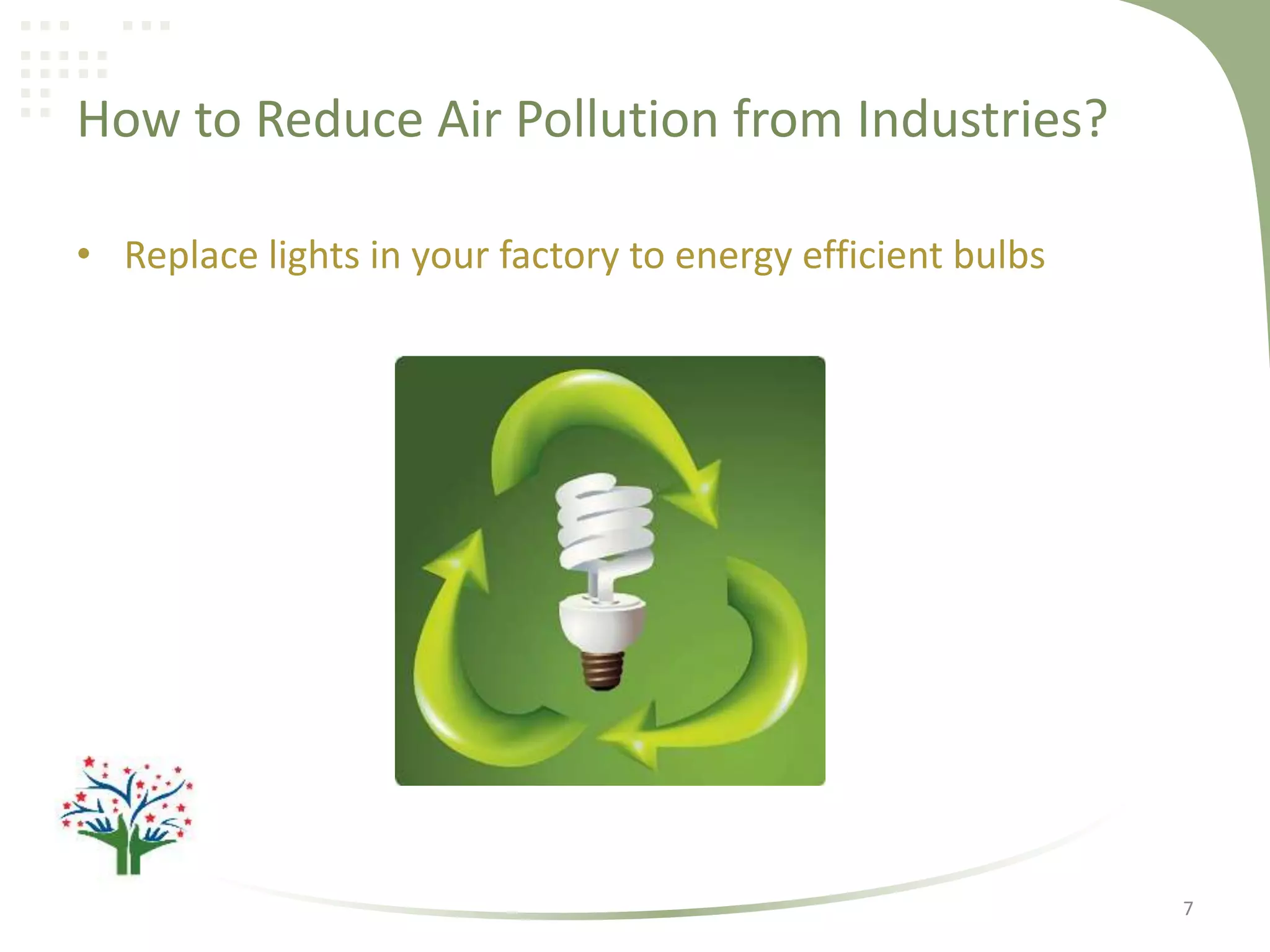 How to reduce air pollution in industries | PPT