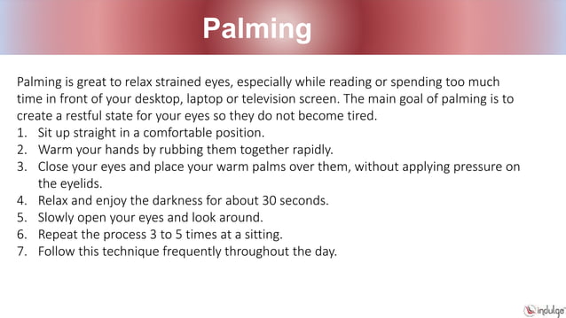 Image showcasing How to reduce eye strain | PPT