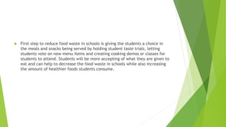 How to reduce food waste in Schools.pptx
