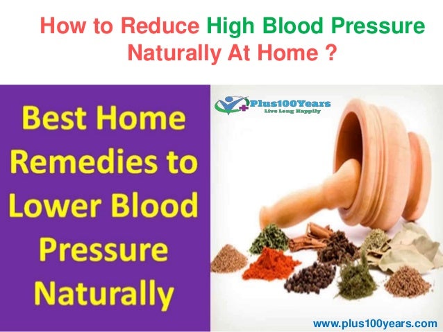 ways to reduce high blood pressure