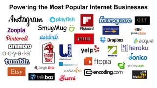 Powering the Most Popular Internet Businesses
 