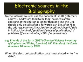 Harvard Reference Using Internet How to reference, The Harvard Way | PPTX