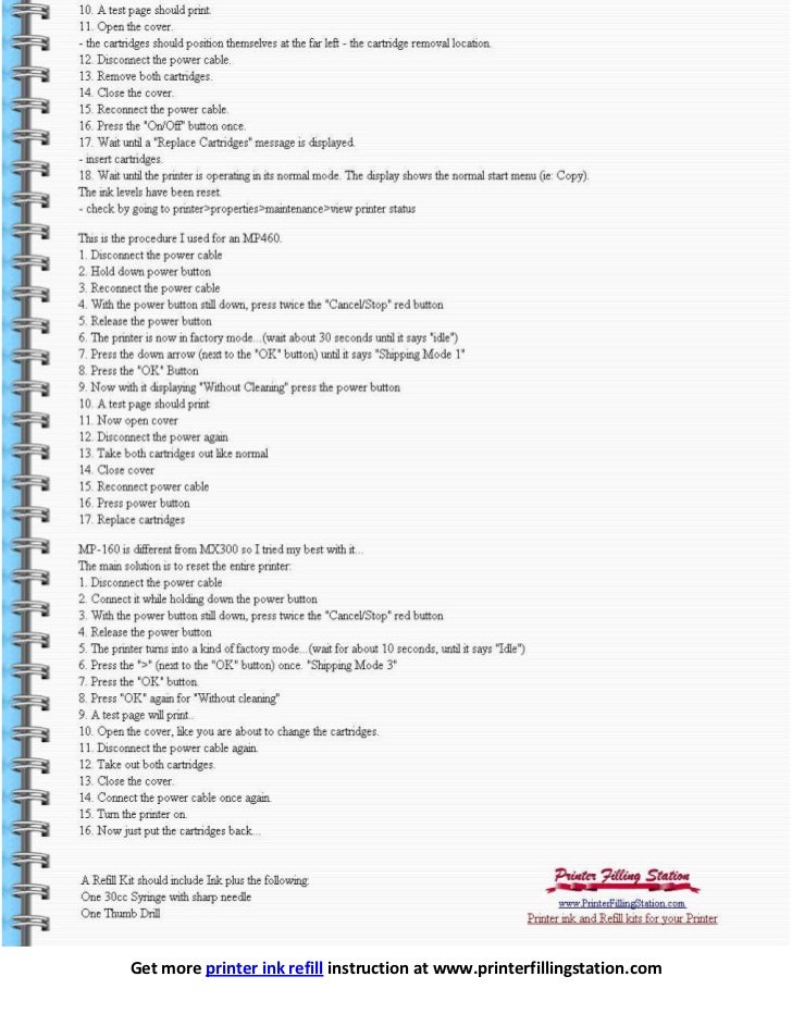 How to refill canon pg 40 black ink cartridge