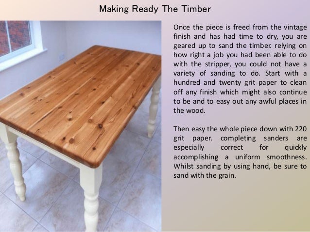 How To Refinish Wood Furniture By Yourself