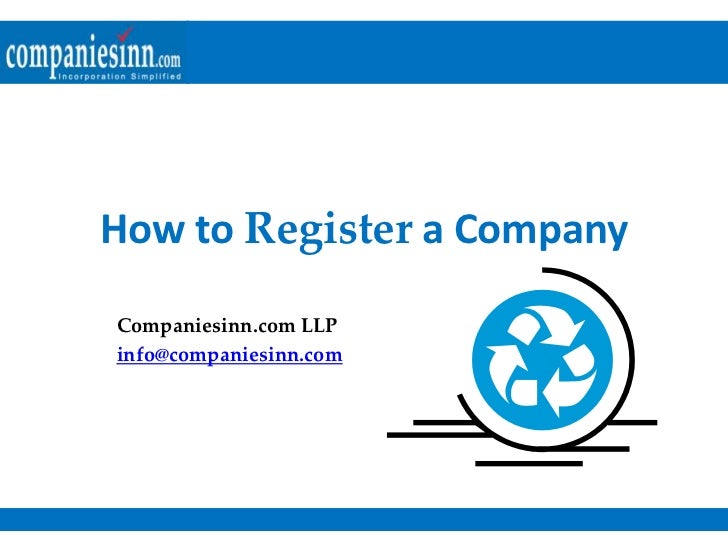 How to register a company