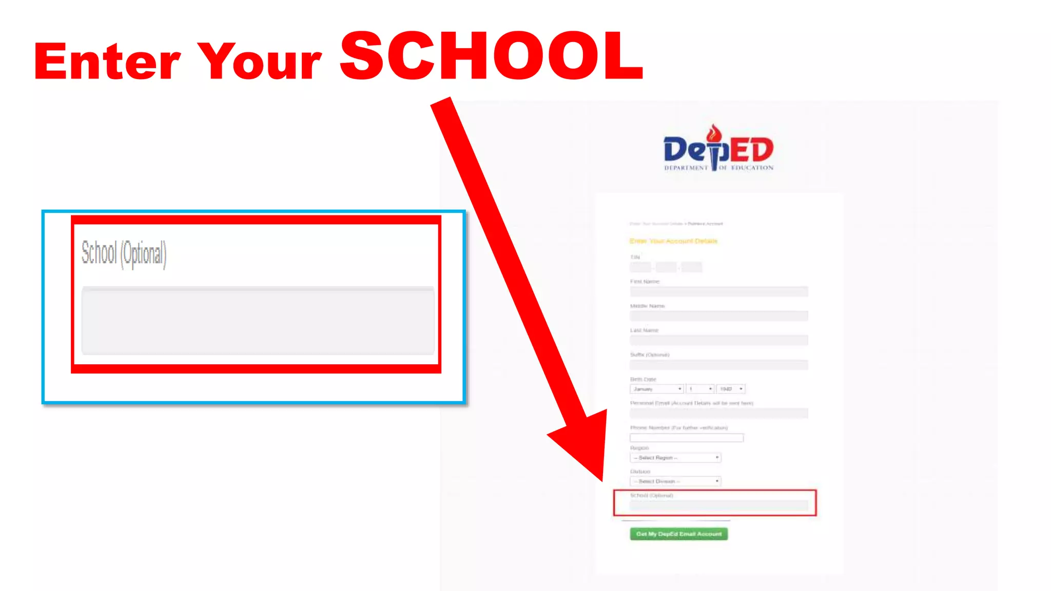 How to register and get your official deped email account ppt
