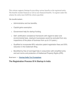How to register a startup in india | PDF