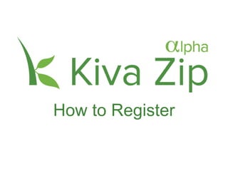 How to Register

 