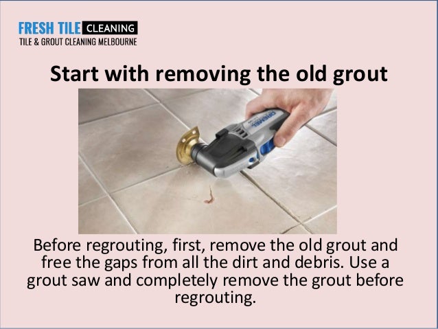 How To Regrout The Floor Tiles