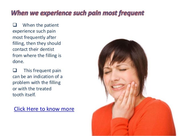 How To Relieve Tooth Pain After Filling By Dentist