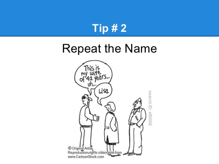 How To Remember Names Better