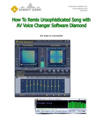 An Ebook by AVSoft Corp.
www.audio4fun.com
June 2013
Six steps to accomplish
 