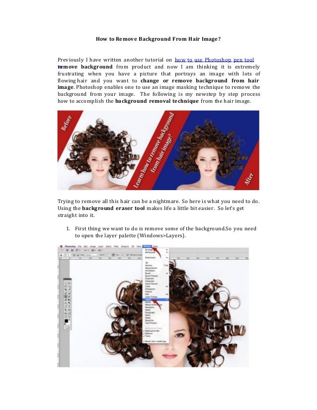 how to remove background from image