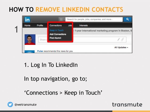 How To Remove Contacts From LinkedIn