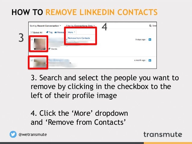 How To Remove Contacts From LinkedIn